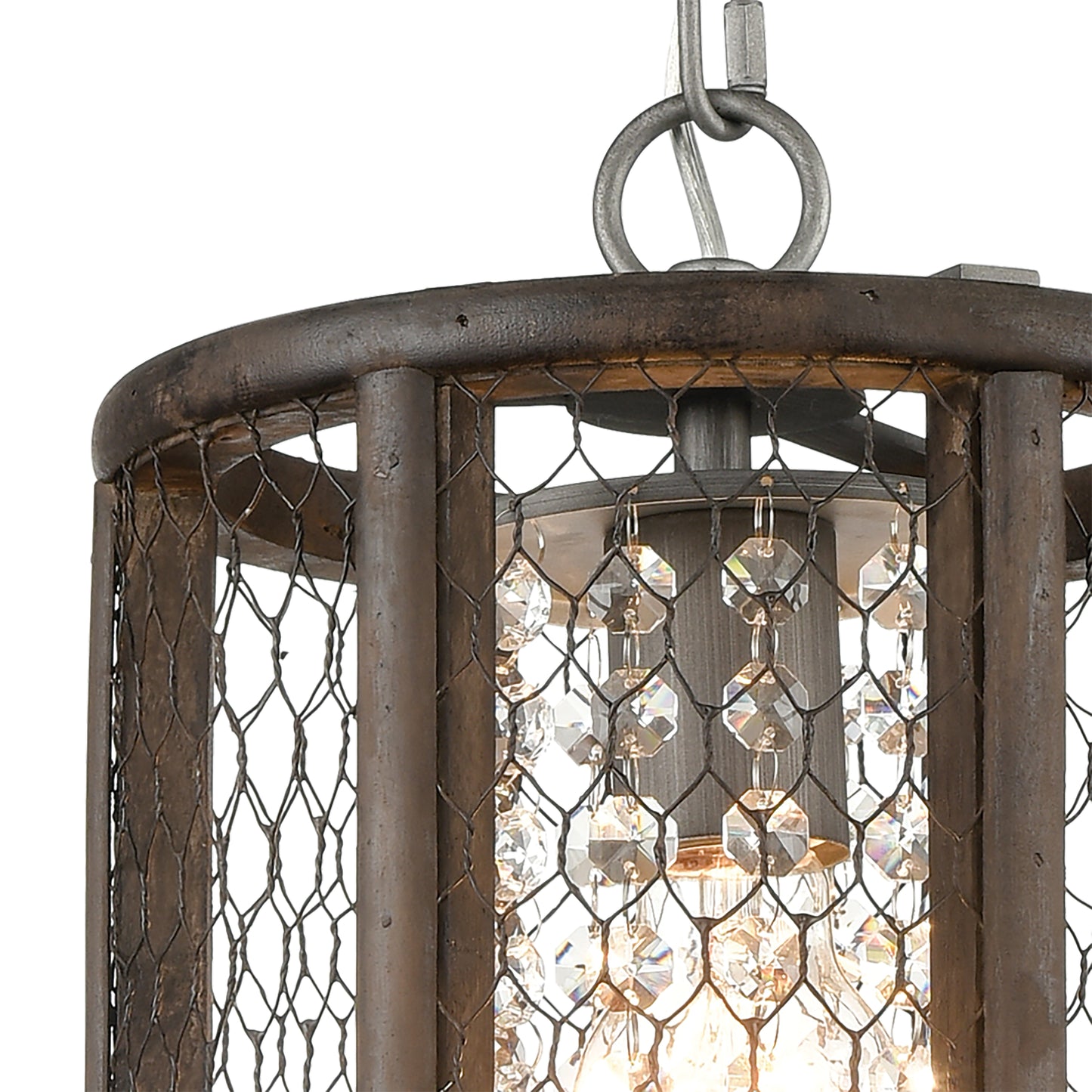 D4327 - Renaissance Invention 8'' Wide 1-Light Mini Pendant - Weathered Zinc