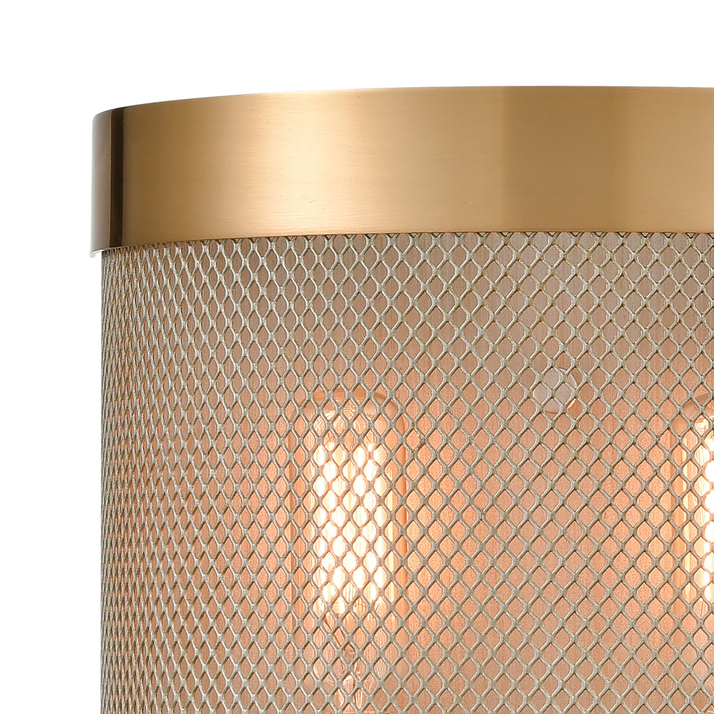 D4335 - Line in the Sand 8'' High 2-Light Sconce - Satin Brass