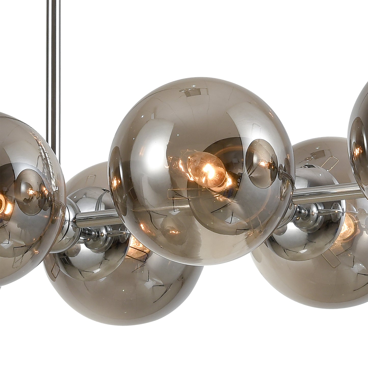 D4373 - Affinity 45'' Wide 10-Light Chandelier - Chrome