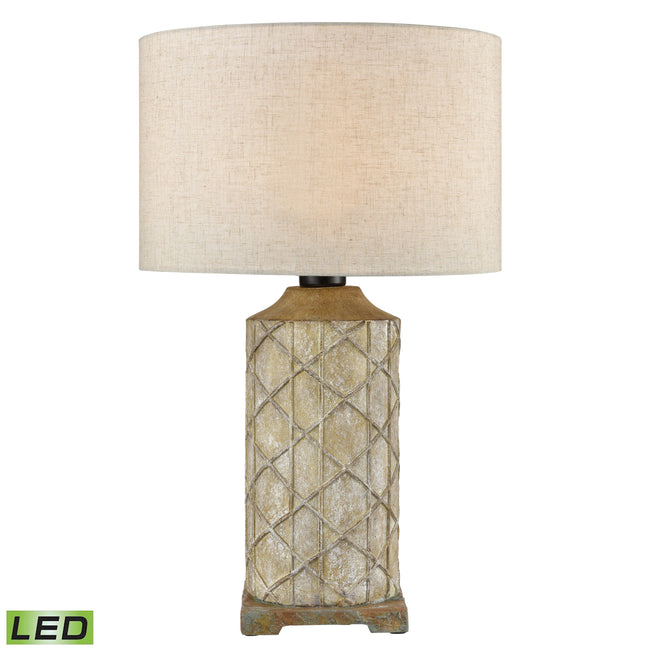 D4388-LED - Sloan 24.5'' High 1-Light Outdoor Table Lamp - Antique Gray - Includes LED Bulb