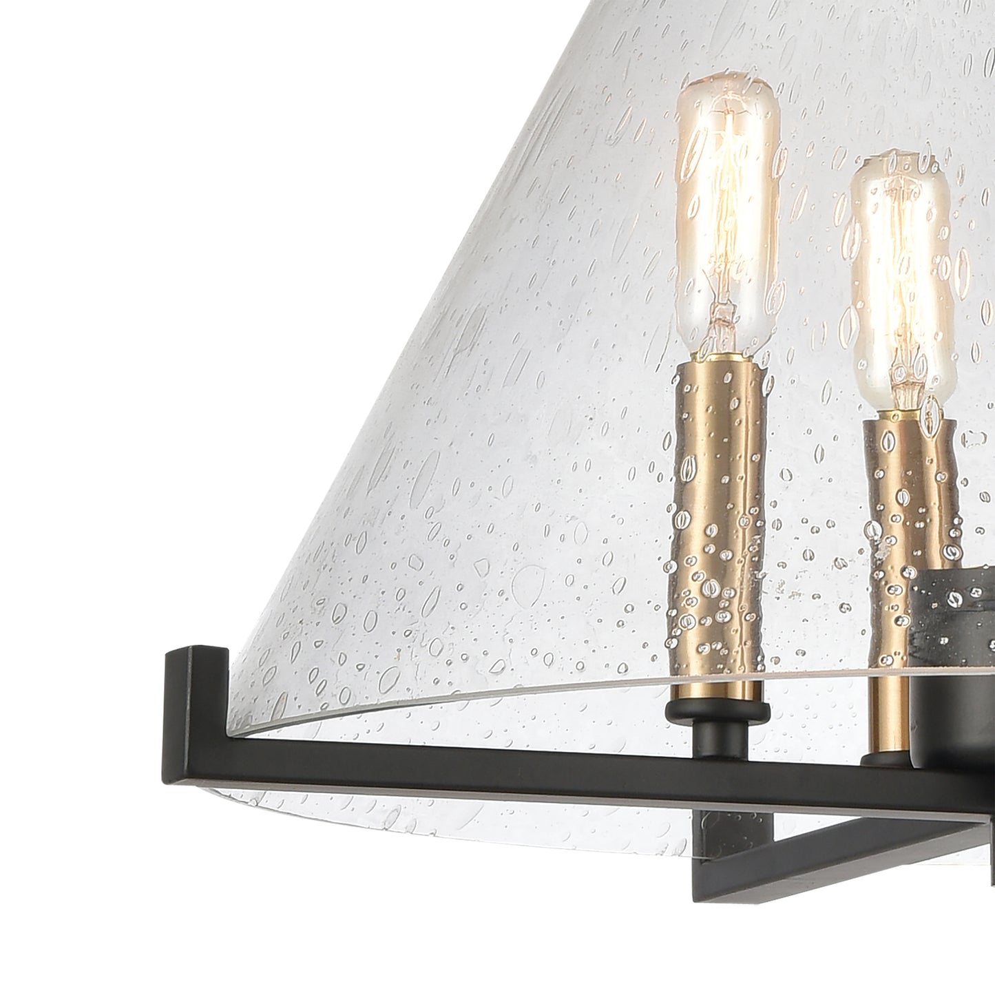 D4437 - The Holding 17'' Wide 4-Light Pendant - Matte Black