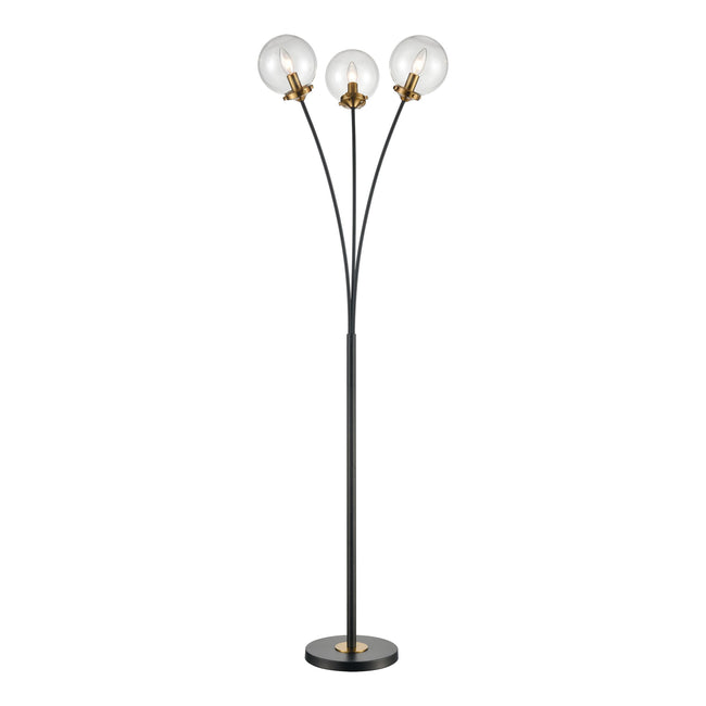 D4481 - Boudreaux 64'' High 3-Light Floor Lamp - Matte Black