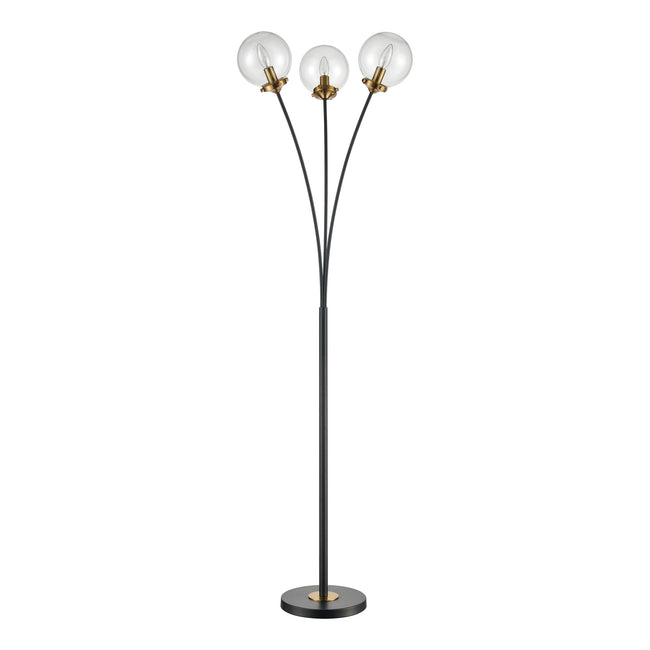 D4481 - Boudreaux 64'' High 3-Light Floor Lamp - Matte Black