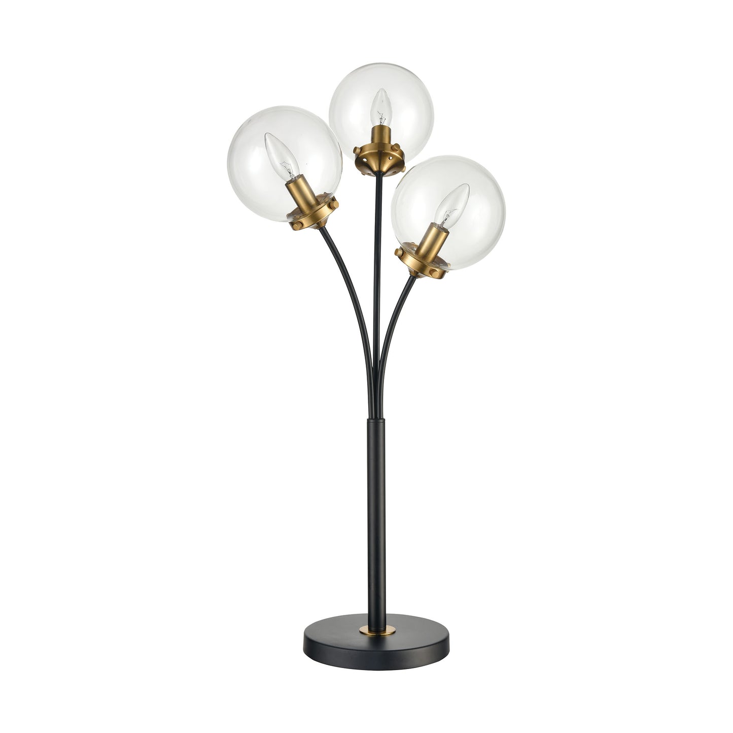 D4482 - Boudreaux 32'' High 3-Light Table Lamp - Matte Black