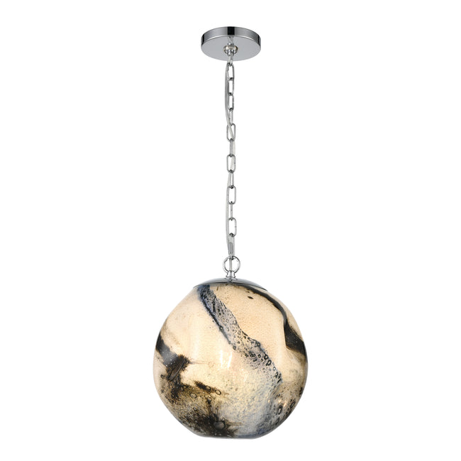 D4490 - Blue Planetary 12'' Wide 1-Light Pendant - Blue