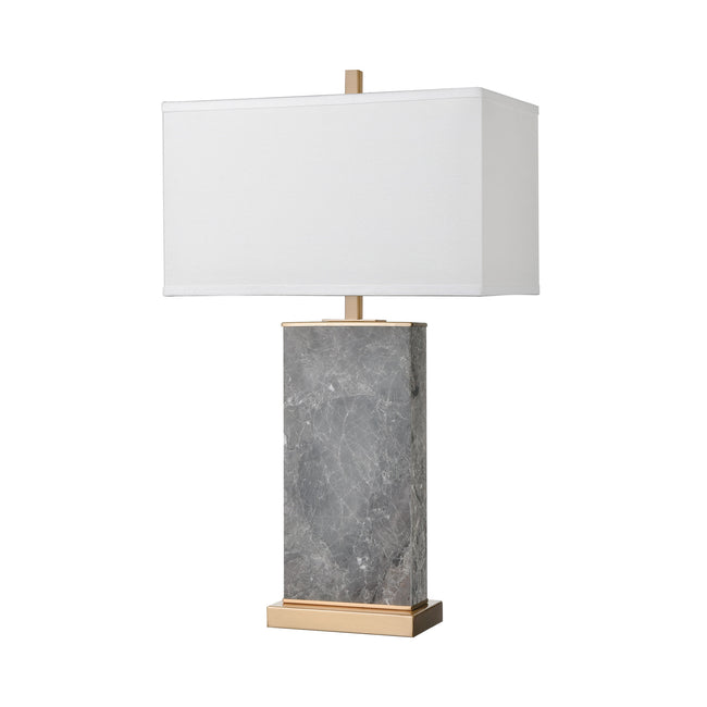 D4507 - Archean 30'' High 1-Light Table Lamp - Gray Marble