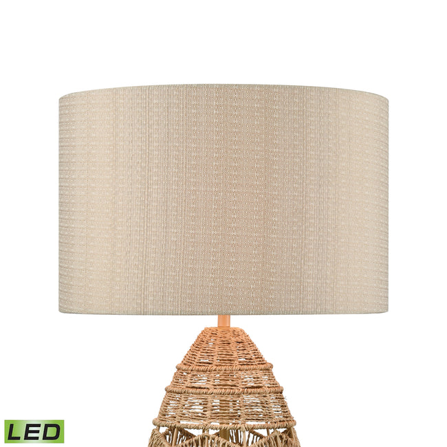 D4553-LED - Husk 25'' High 1-Light Table Lamp - Natural - Includes LED Bulb