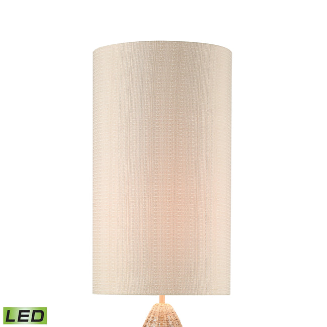 D4554-LED - Husk 55'' High 1-Light Floor Lamp - Natural - Includes LED Bulb