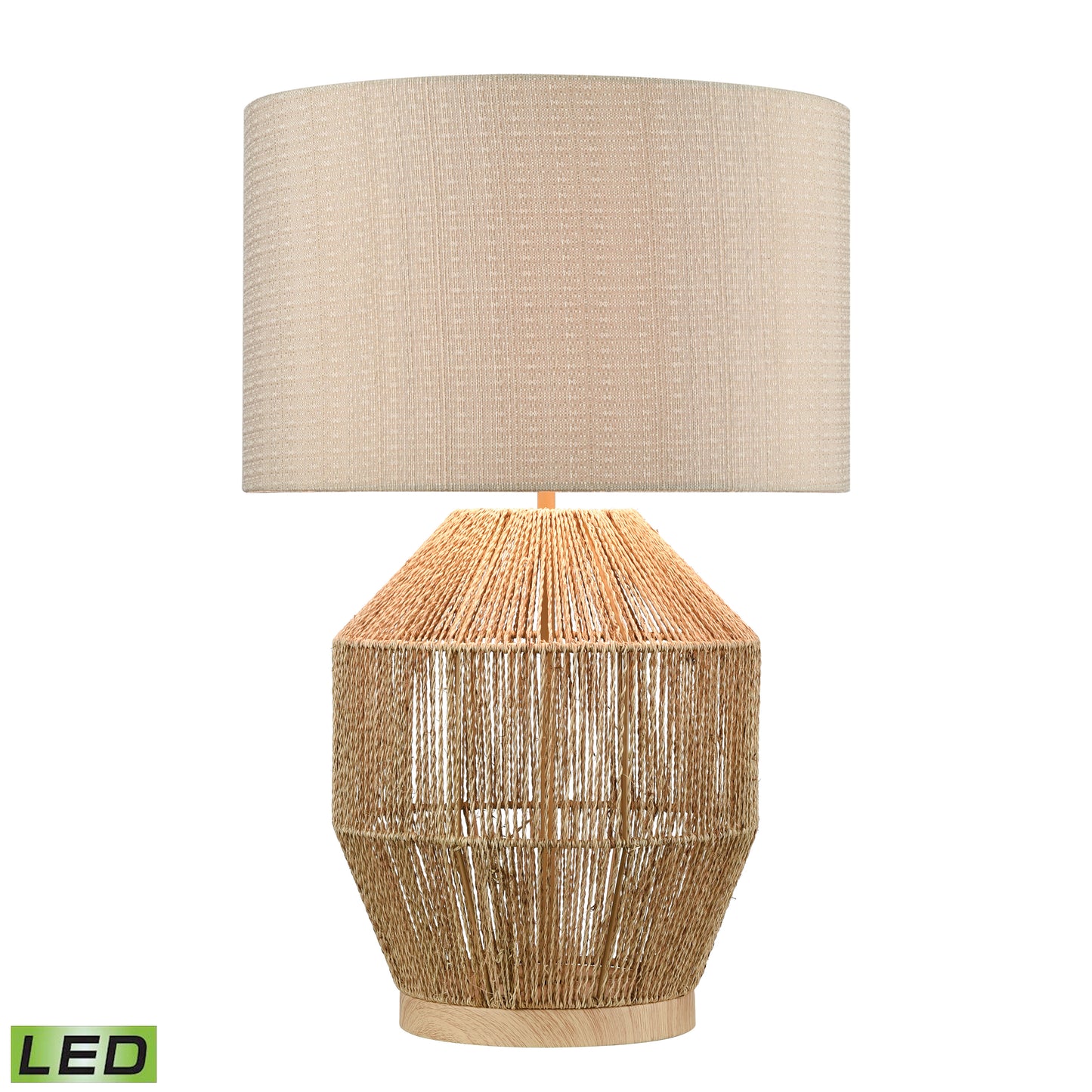 D4555-LED - Corsair 24'' High 1-Light Table Lamp - Brass - Includes LED Bulb