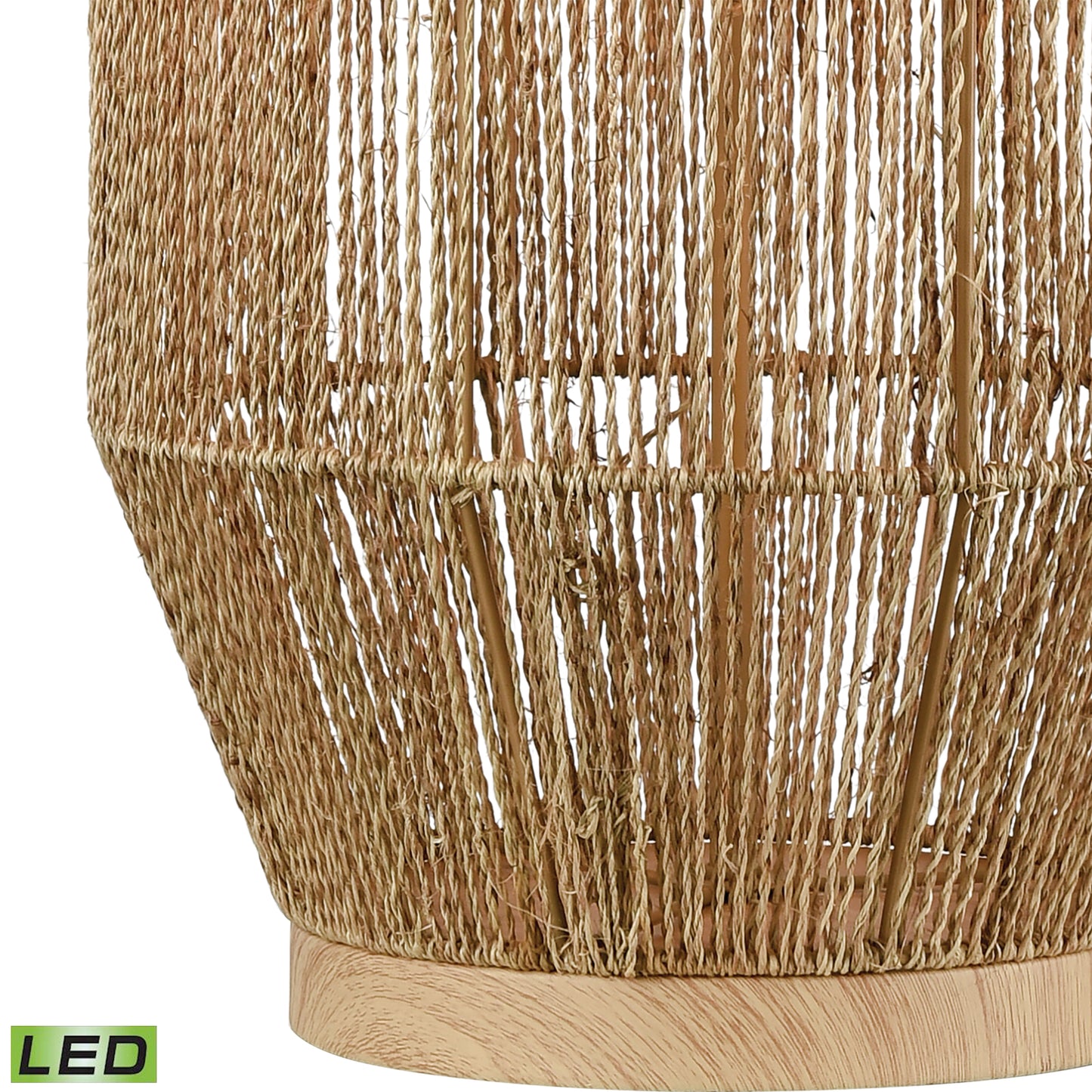 D4555-LED - Corsair 24'' High 1-Light Table Lamp - Brass - Includes LED Bulb