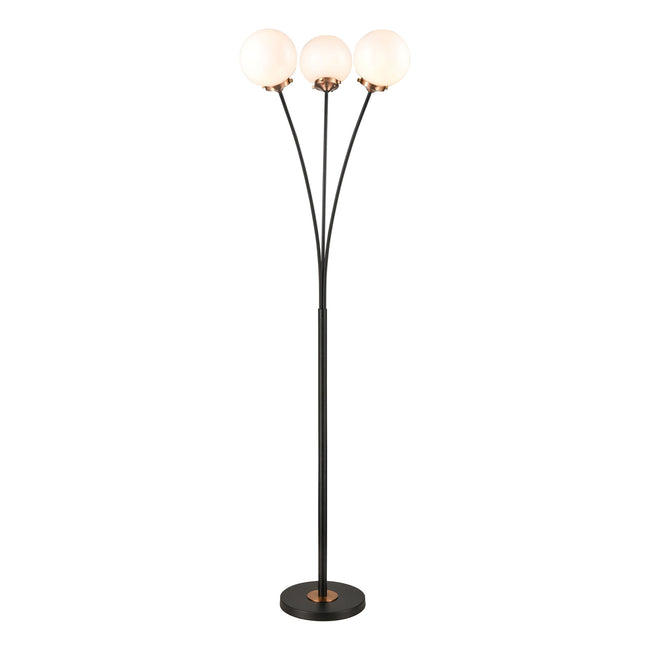 D4581 - Boudreaux 64'' High 3-Light Floor Lamp - Matte Black