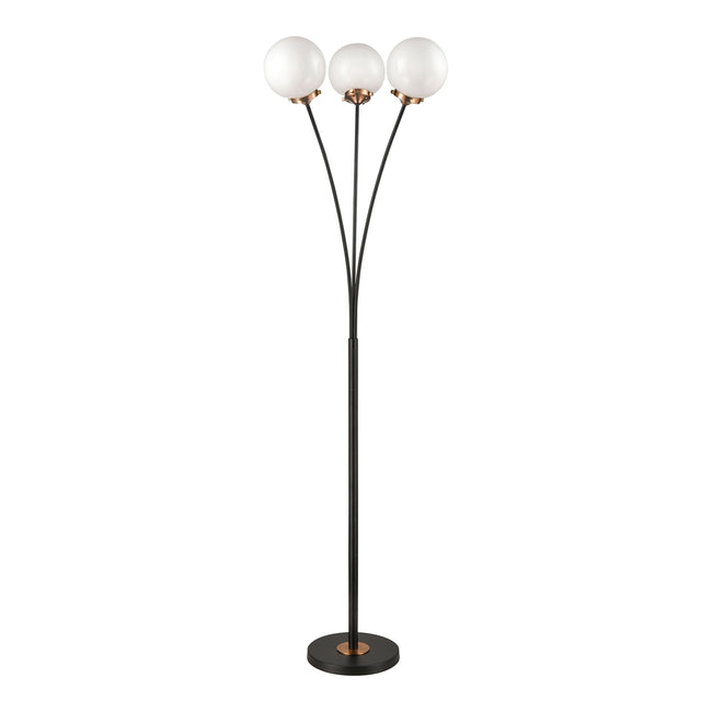 D4581 - Boudreaux 64'' High 3-Light Floor Lamp - Matte Black