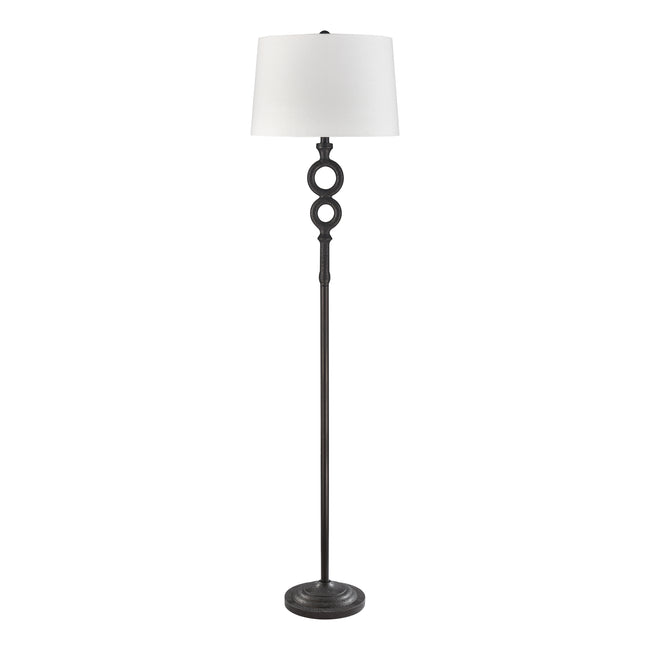 D4604 - Hammered Home 67'' High 1-Light Floor Lamp - Bronze