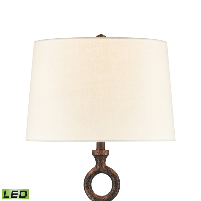 D4609-LED - Colony 73'' High 1-Light Floor Lamp - Bronze - Includes LED Bulb