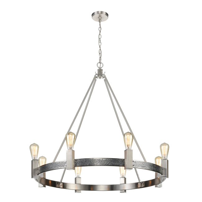 D4619 - Impression 36.25'' Wide 8-Light Chandelier - Silver