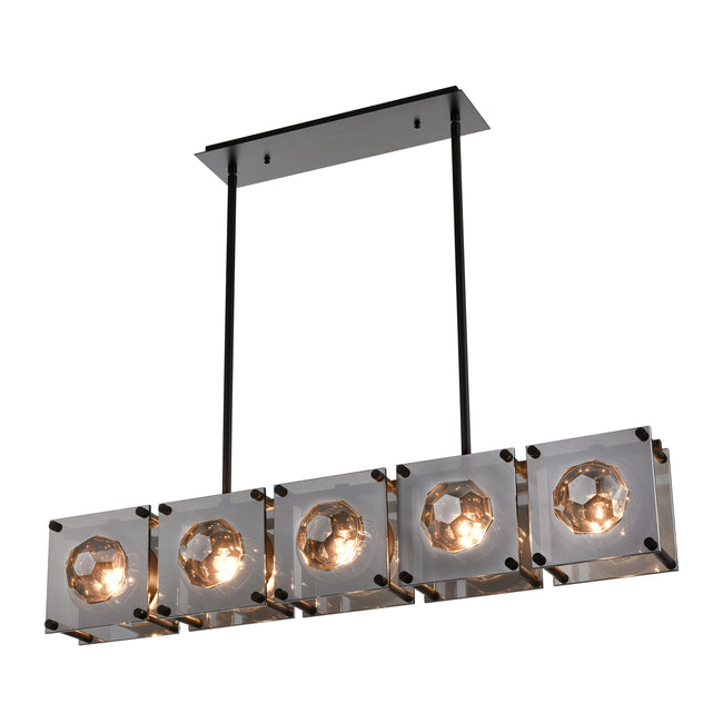 D4651 - Brilliance 43'' Wide 5-Light Linear Chandelier - Oil Rubbed Bronze