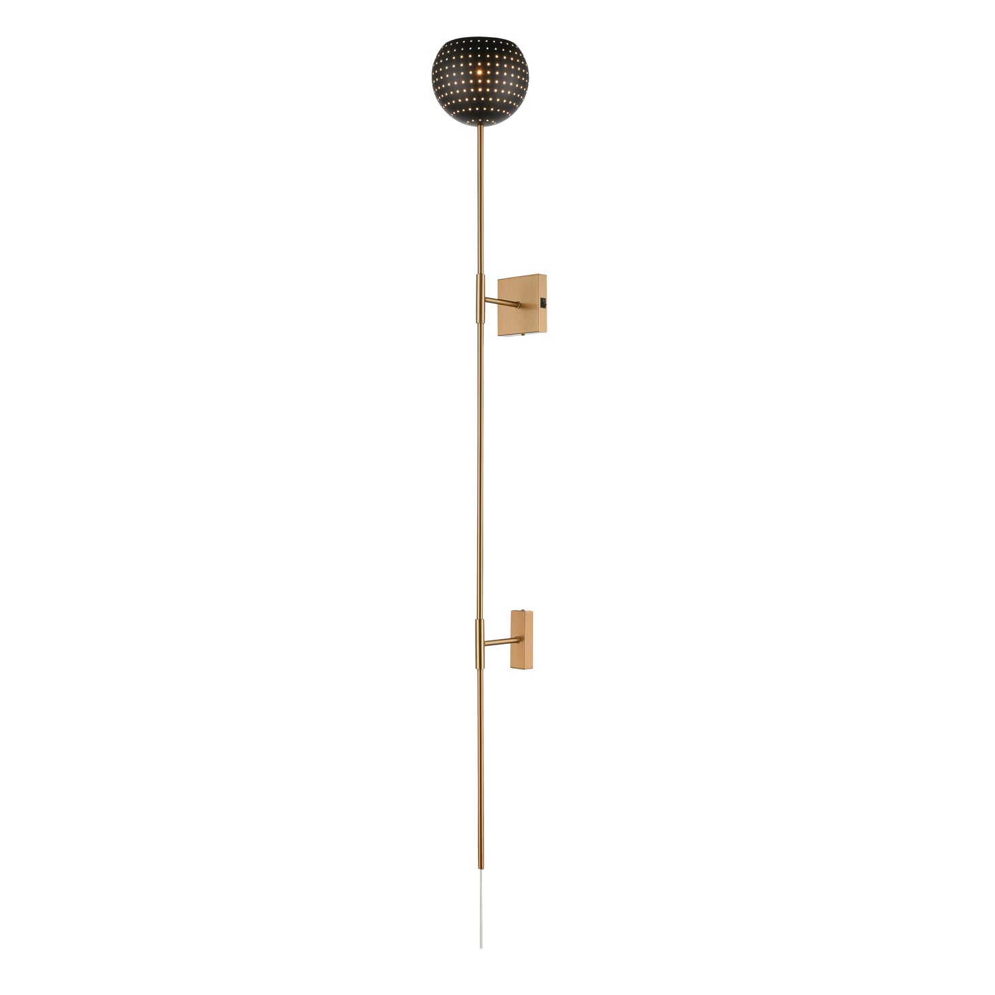 D4652 - Scarab 66'' High 1-Light Sconce - Satin Brass