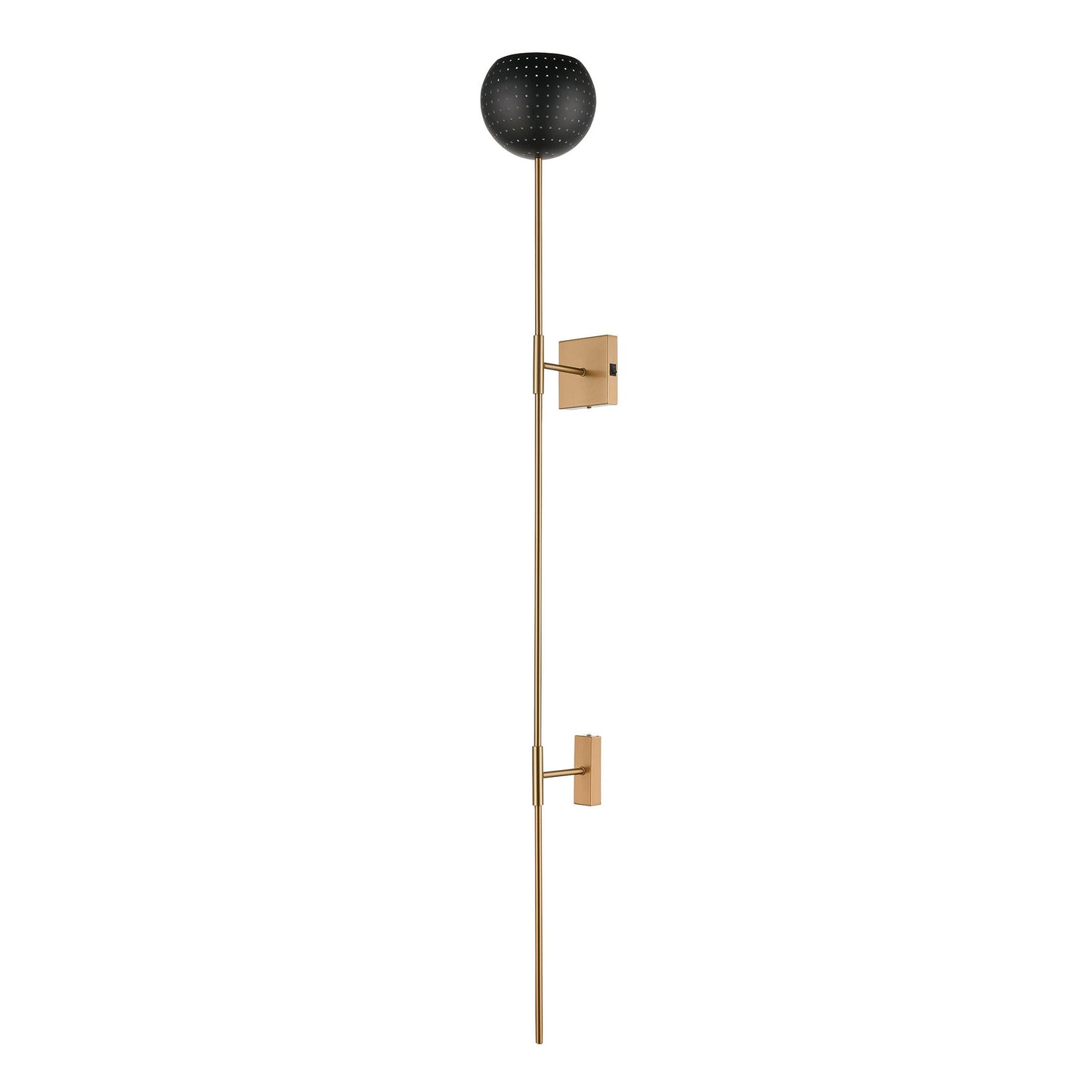 D4652 - Scarab 66'' High 1-Light Sconce - Satin Brass