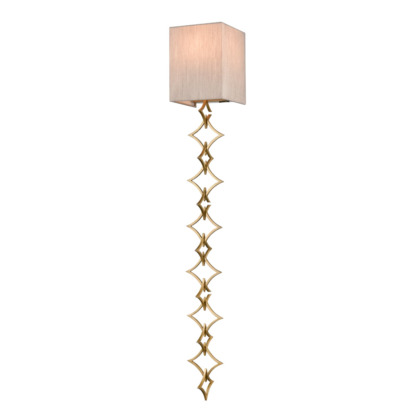 D4656 - To the Point 9'' High 1-Light Sconce - Aged Brass