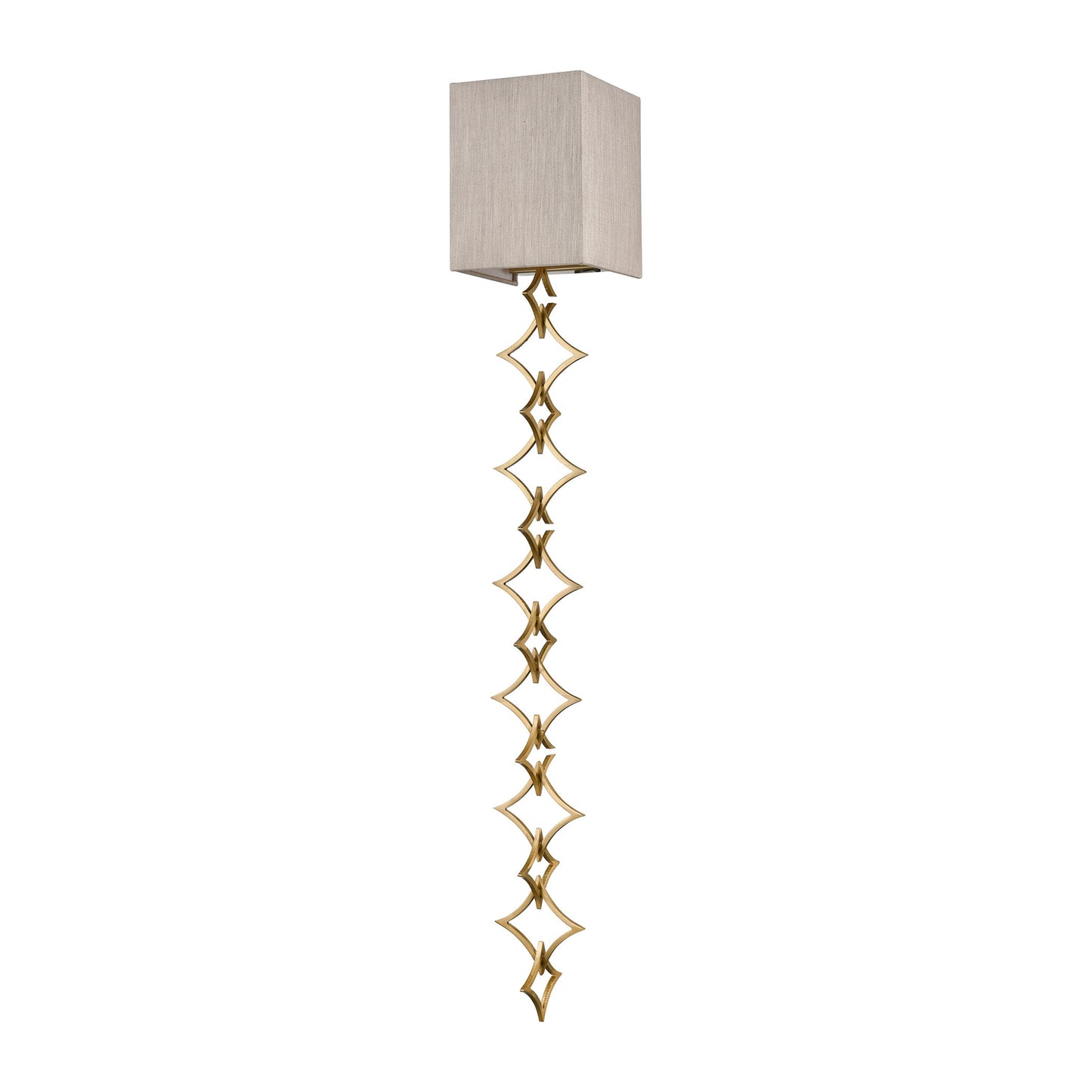 D4656 - To the Point 9'' High 1-Light Sconce - Aged Brass