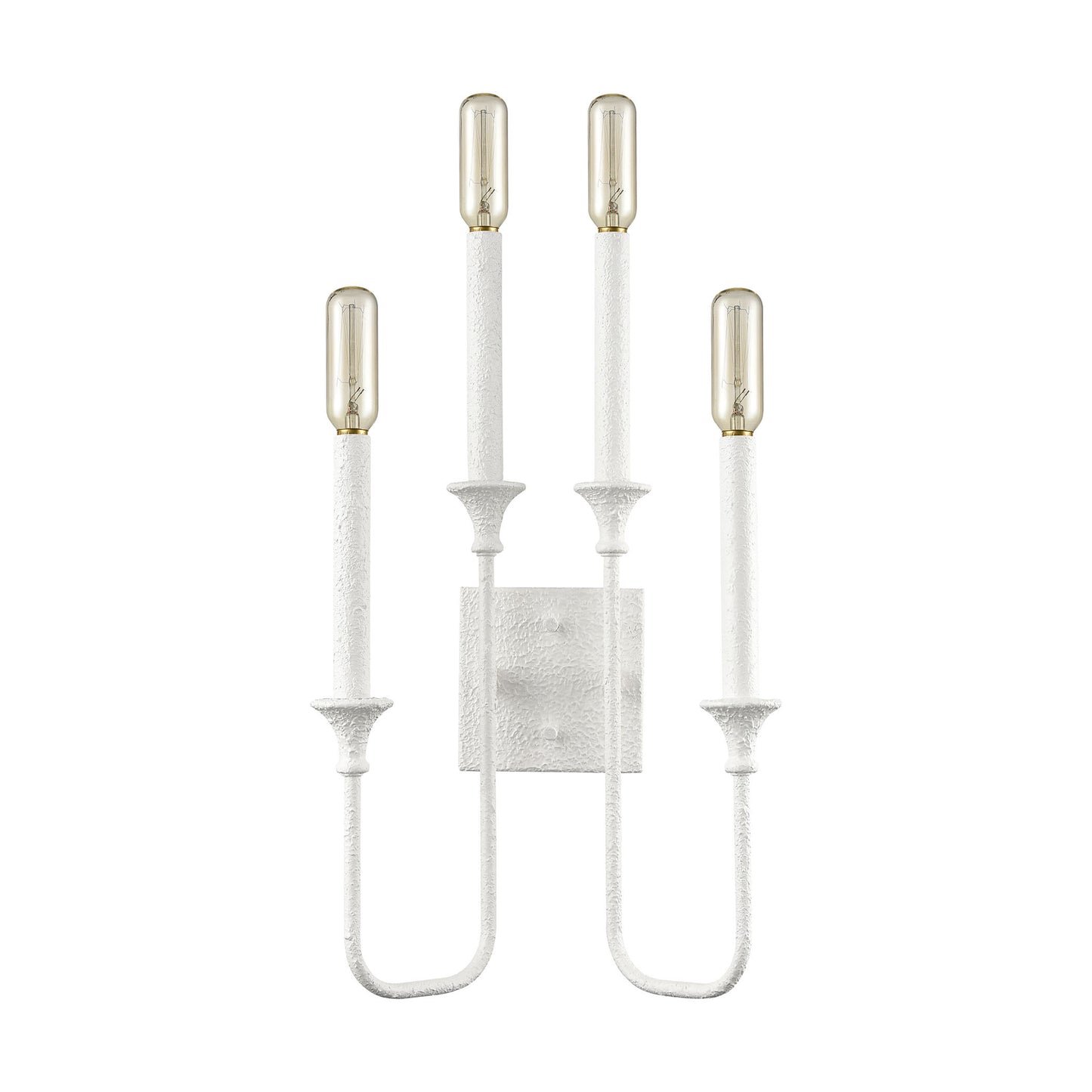 D4658 - Edward 33'' High 2-Light Sconce - Matte White