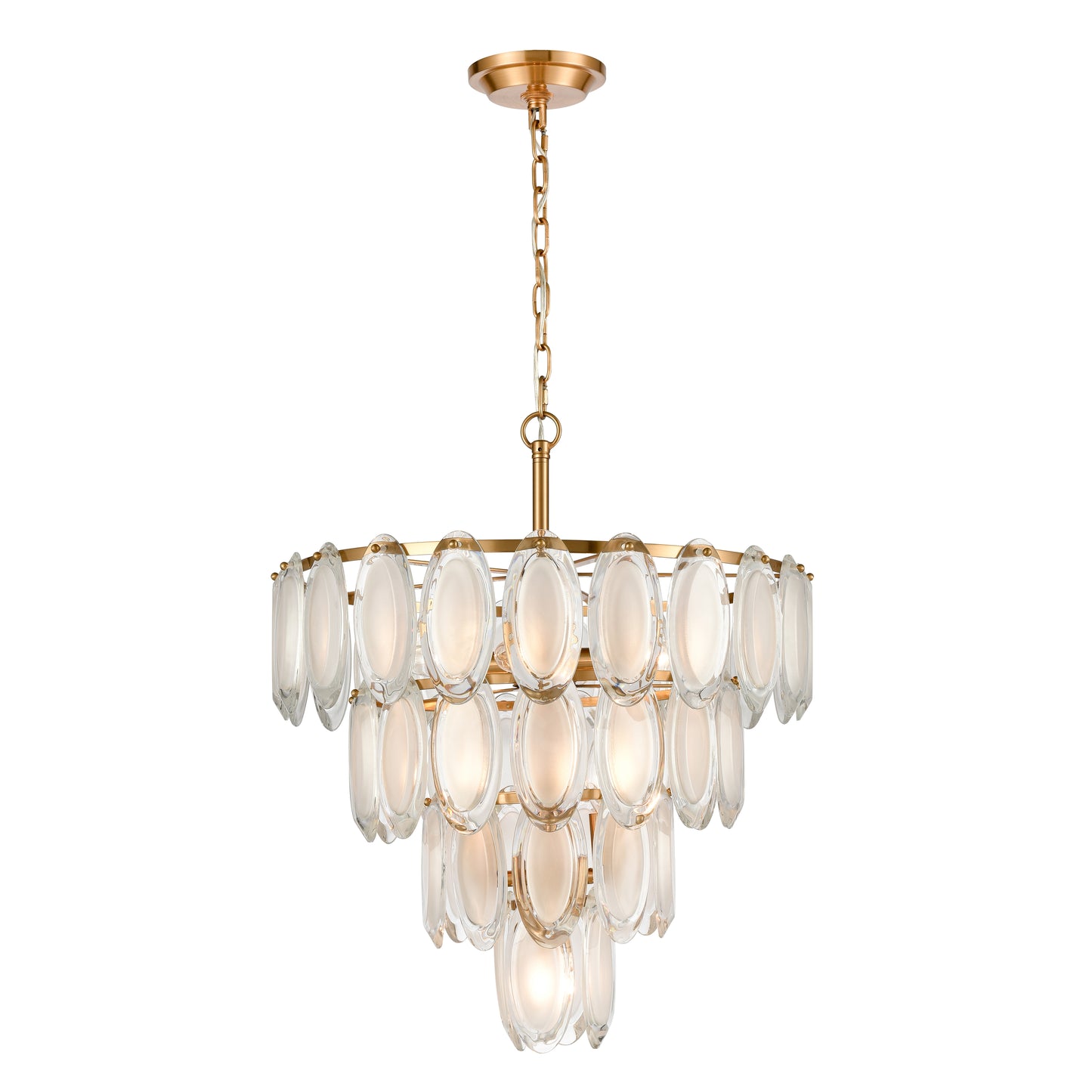 D4664 - Curiosity 20'' Wide 8-Light Chandelier - Aged Brass