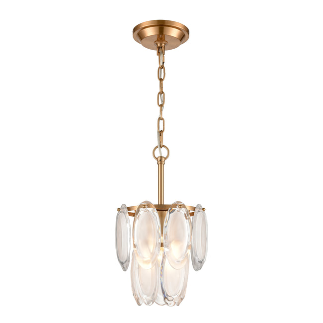 D4666 - Curiosity 9'' Wide 1-Light Mini Pendant - Aged Brass