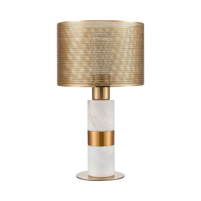 D4677 - Sureshot 15'' High 1-Light Table Lamp - Aged Brass