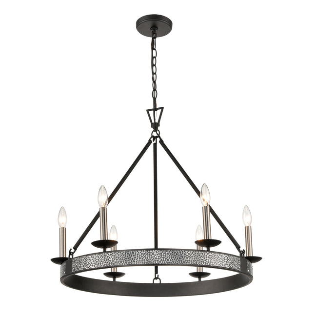 D4679 - Impression 27'' Wide 6-Light Chandelier - Oil Rubbed Bronze