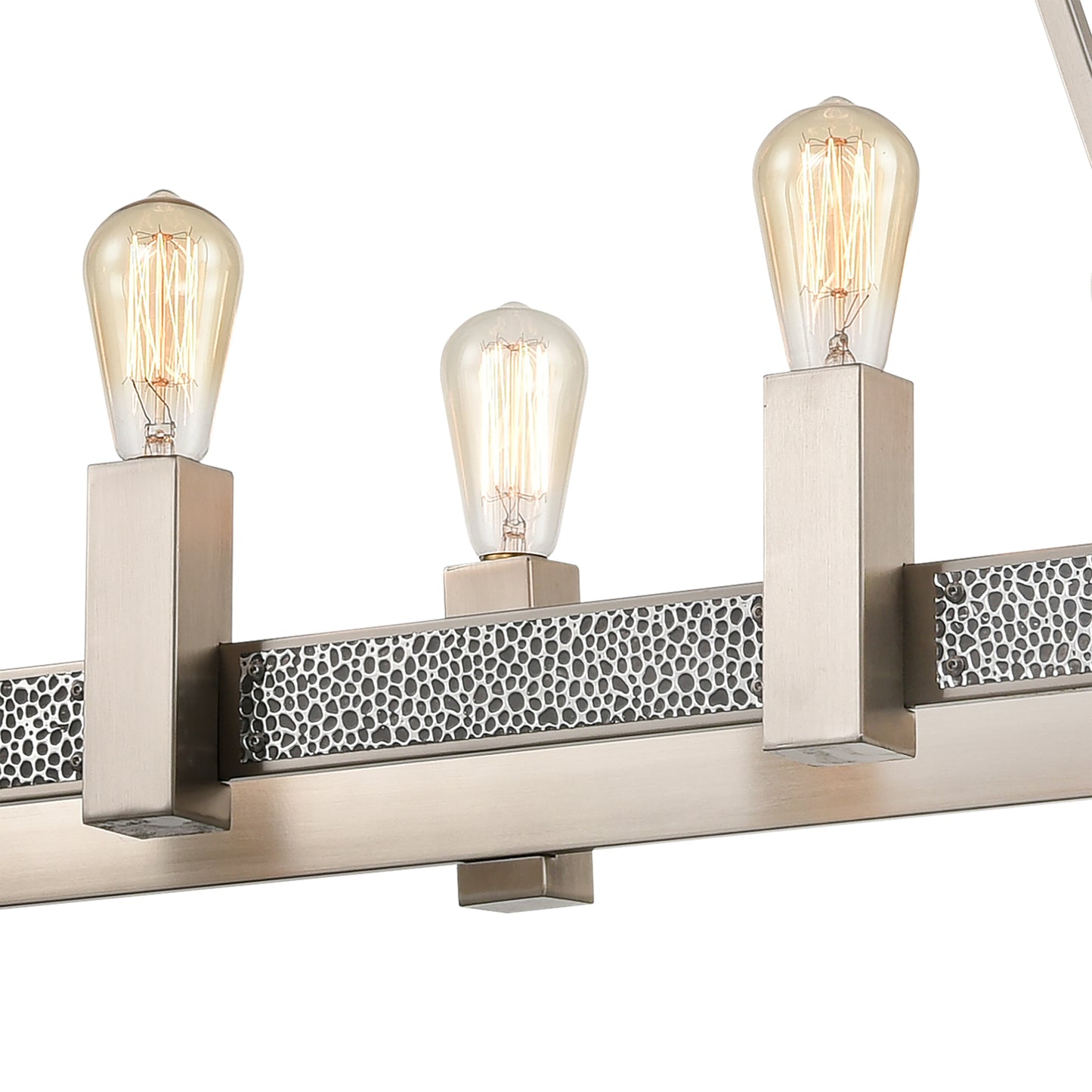 D4680 - Impression 47'' Wide 10-Light Linear Chandelier - Satin Nickel