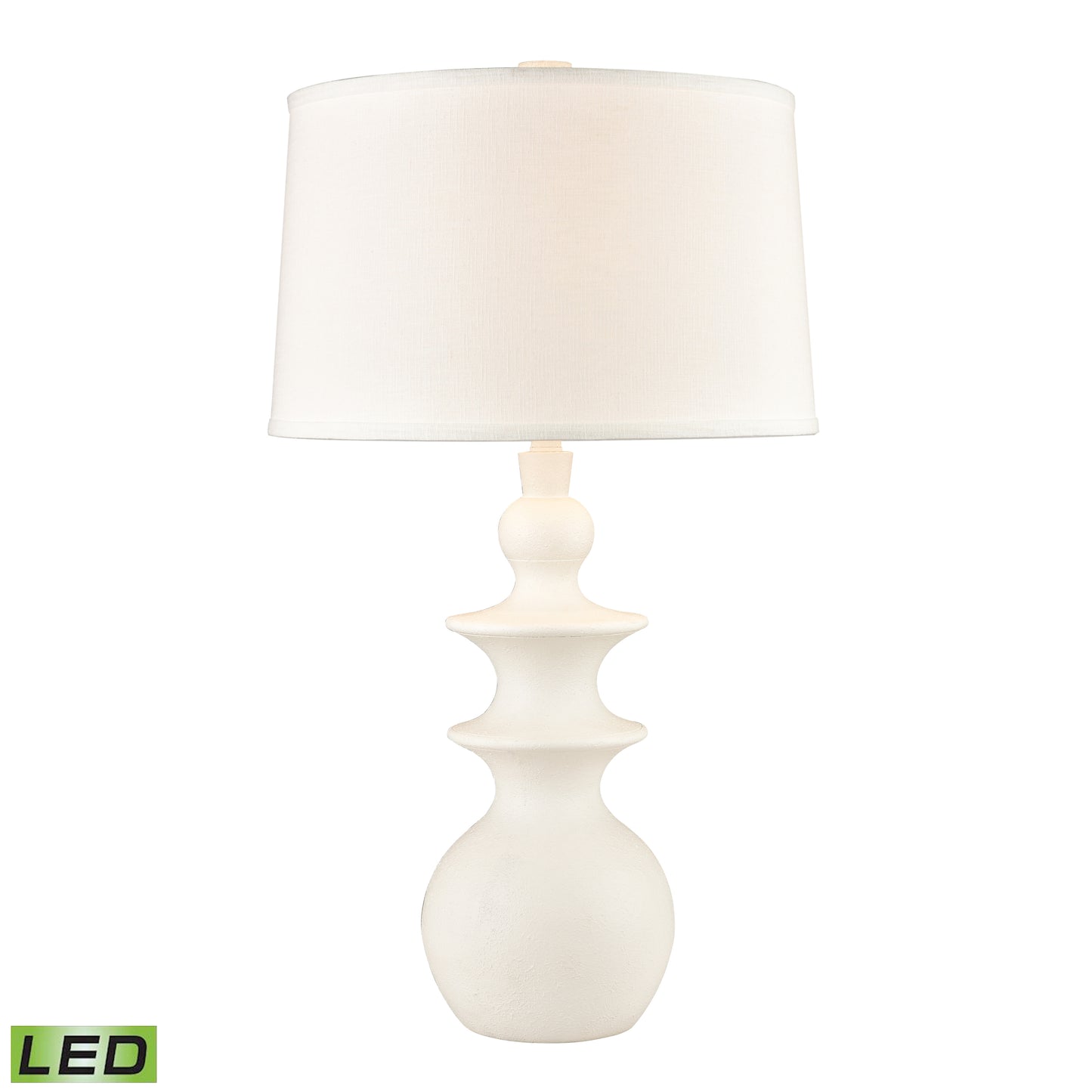 D4694-LED - Depiction 32'' High 1-Light Table Lamp - Matte White - Includes LED Bulb