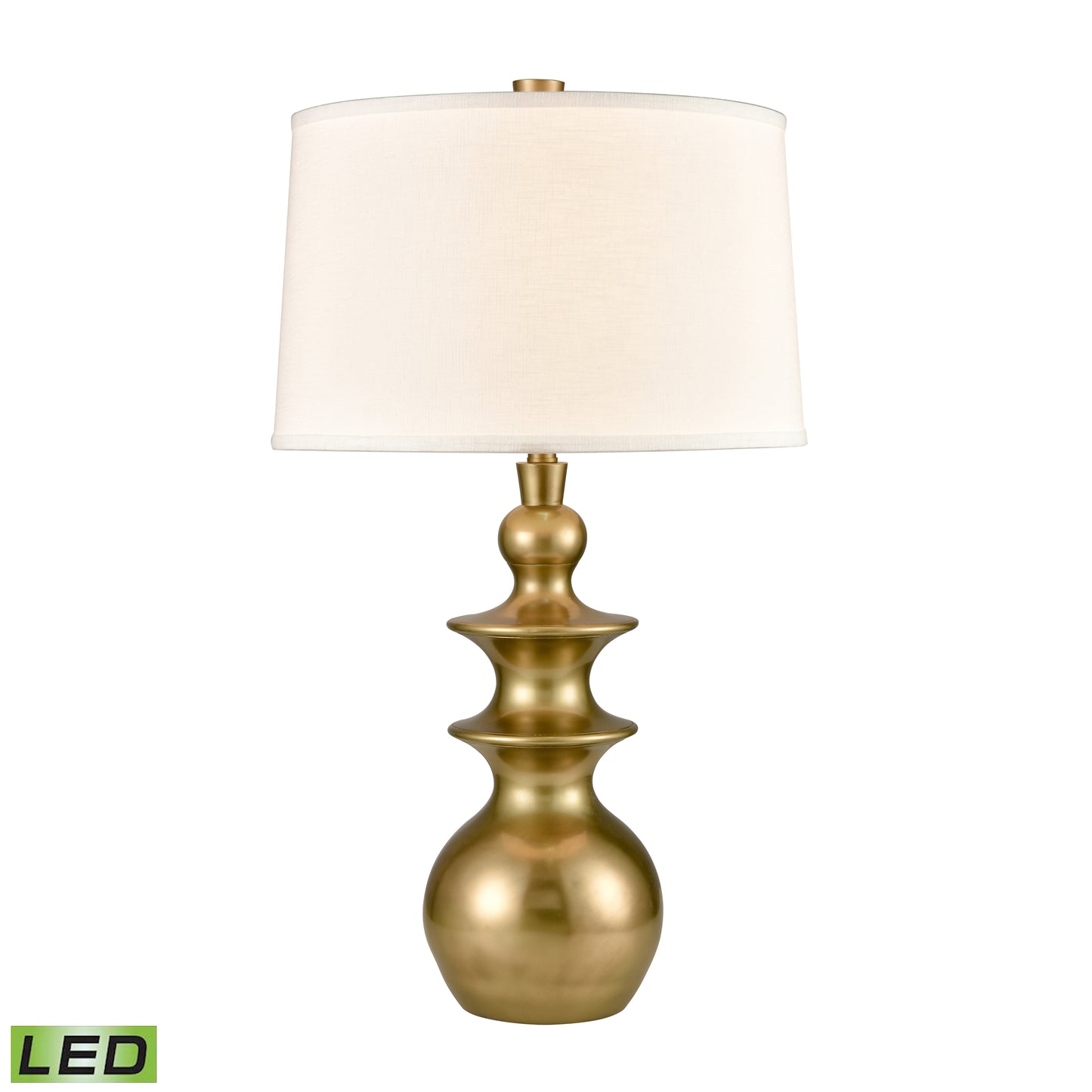 D4695-LED - Depiction 32'' High 1-Light Table Lamp - Gold - Includes LED Bulb