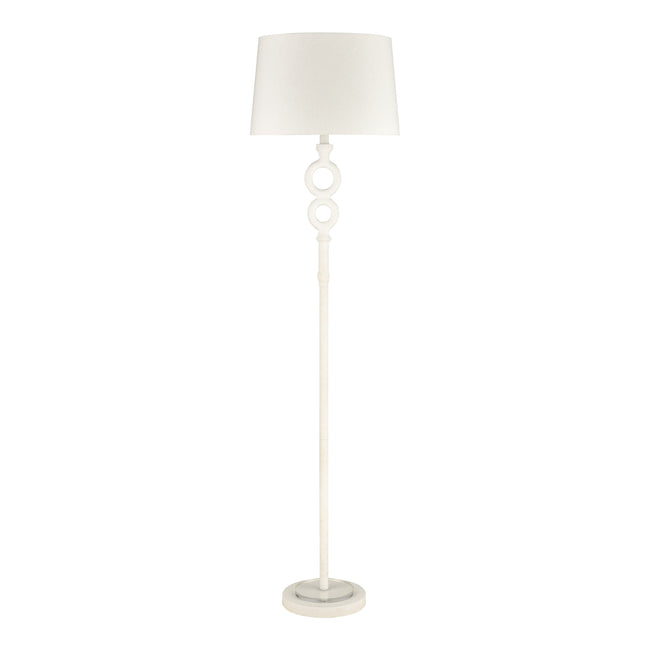 D4698 - Hammered Home 67'' High 1-Light Floor Lamp - Matte White