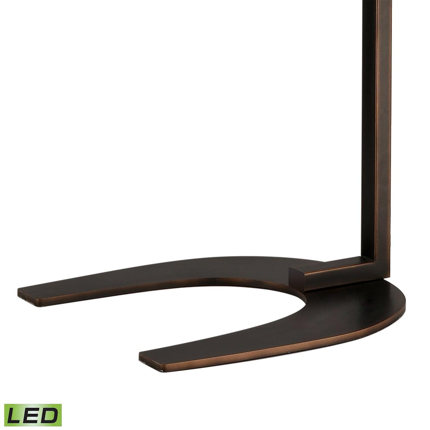 D4700-LED - Pilot 65'' High 2-Light Floor Lamp - Bronze - Includes LED Bulbs