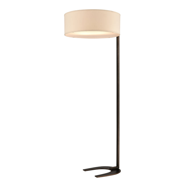 D4700 - Pilot 65'' High 2-Light Floor Lamp - Bronze