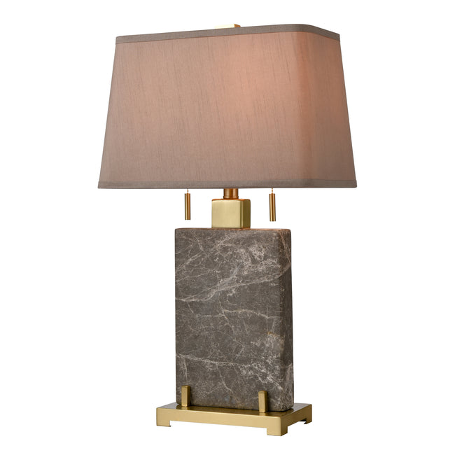 D4704 - Windsor 27'' High 2-Light Table Lamp - Honey Brass