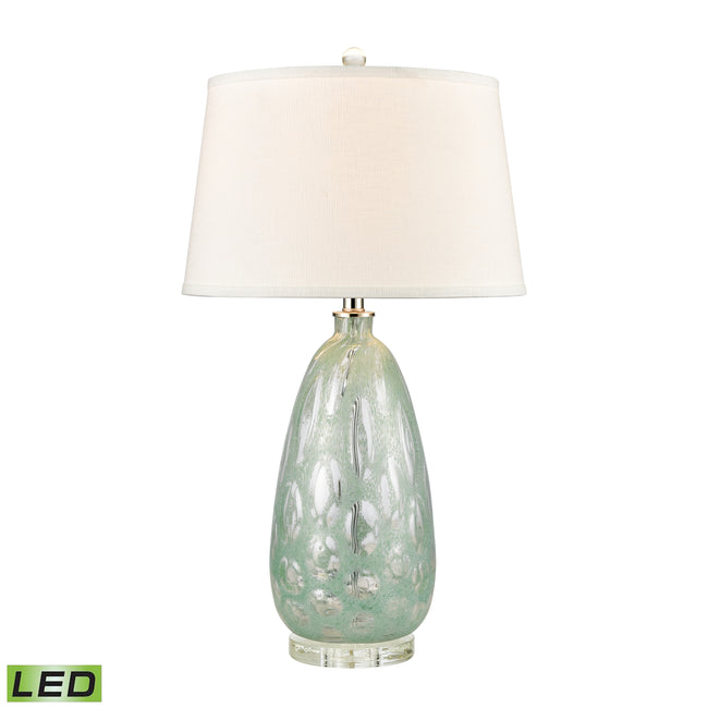 D4708-LED - Bayside Blues 29'' High 1-Light Table Lamp - Mint - Includes LED Bulb