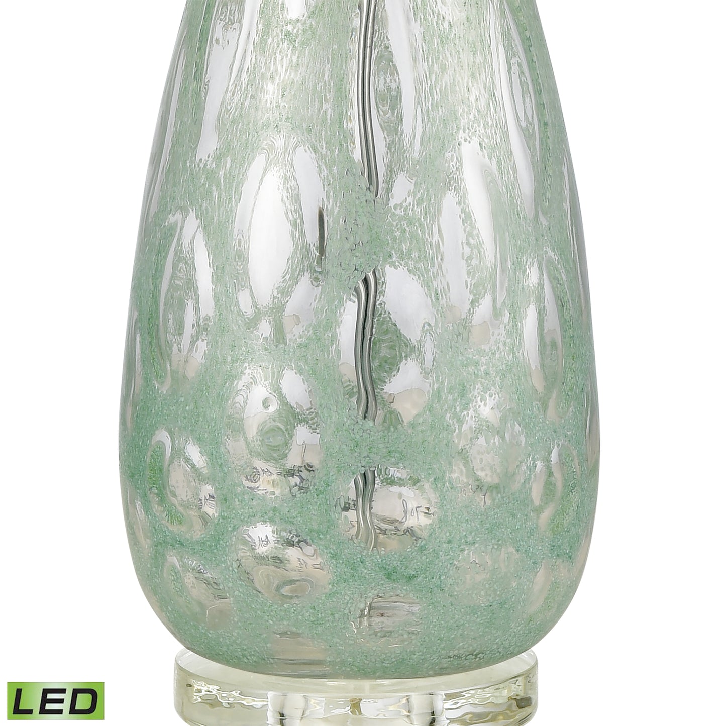 D4708-LED - Bayside Blues 29'' High 1-Light Table Lamp - Mint - Includes LED Bulb