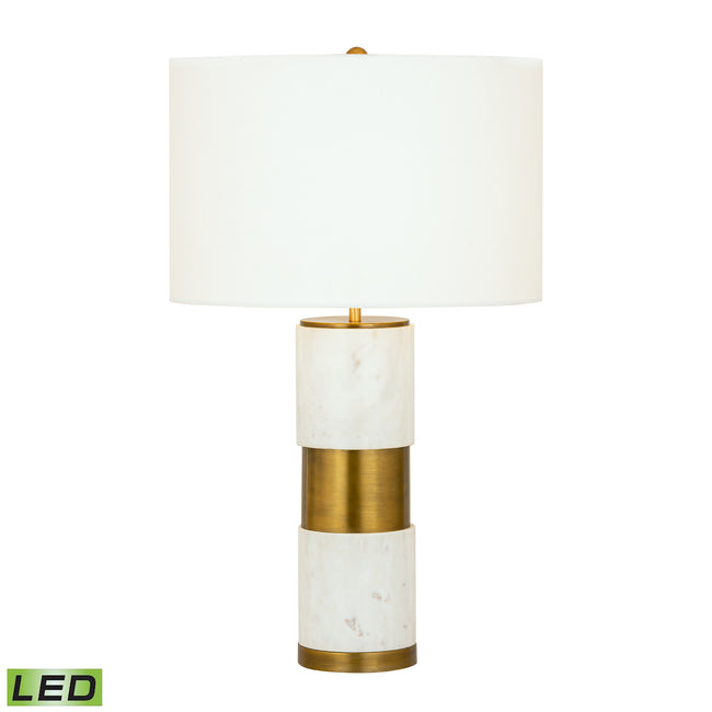 D4729-LED - Jansen 27'' High 1-Light Table Lamp - Aged Brass - Includes LED Bulb