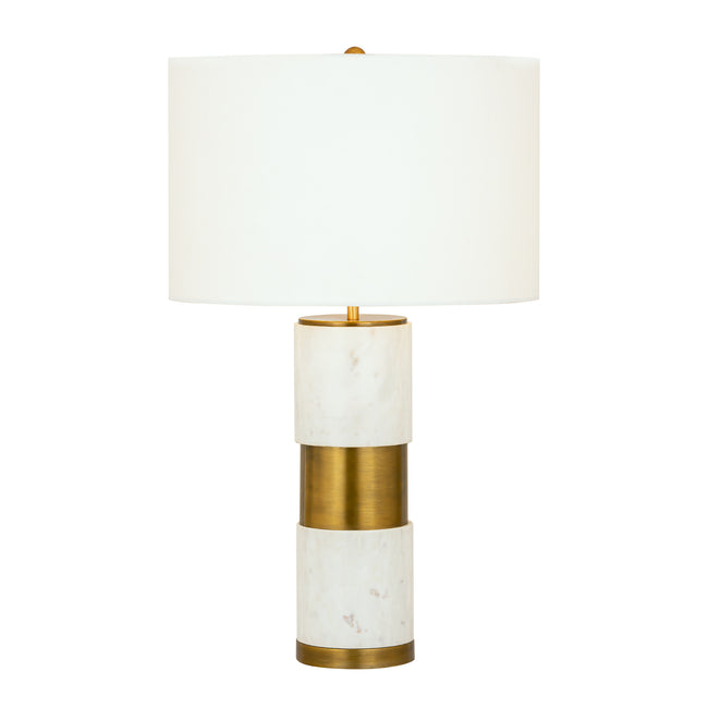 D4729 - Jansen 27'' High 1-Light Table Lamp - Aged Brass