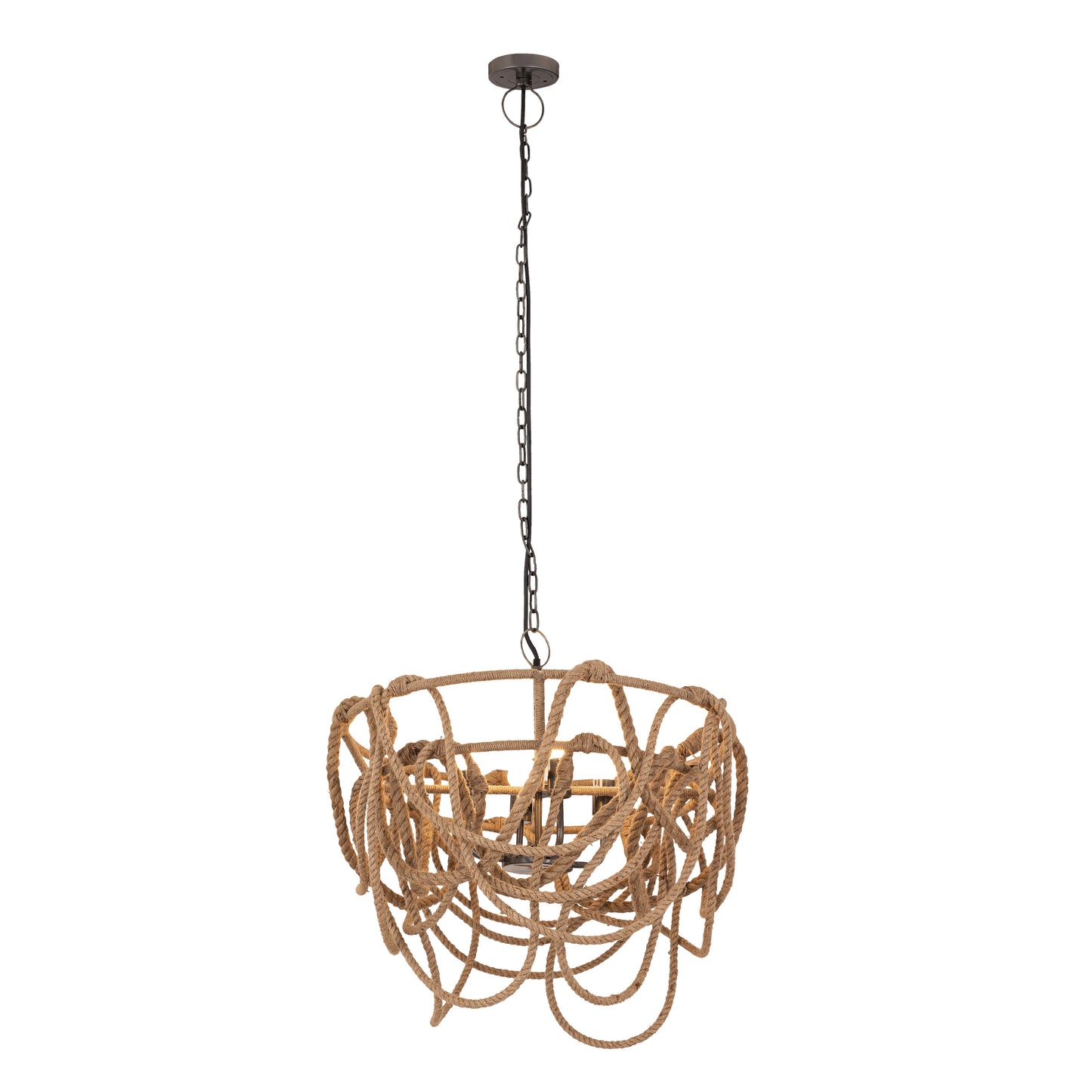 D4734 - Macon 26'' Wide 4-Light Pendant - Natural