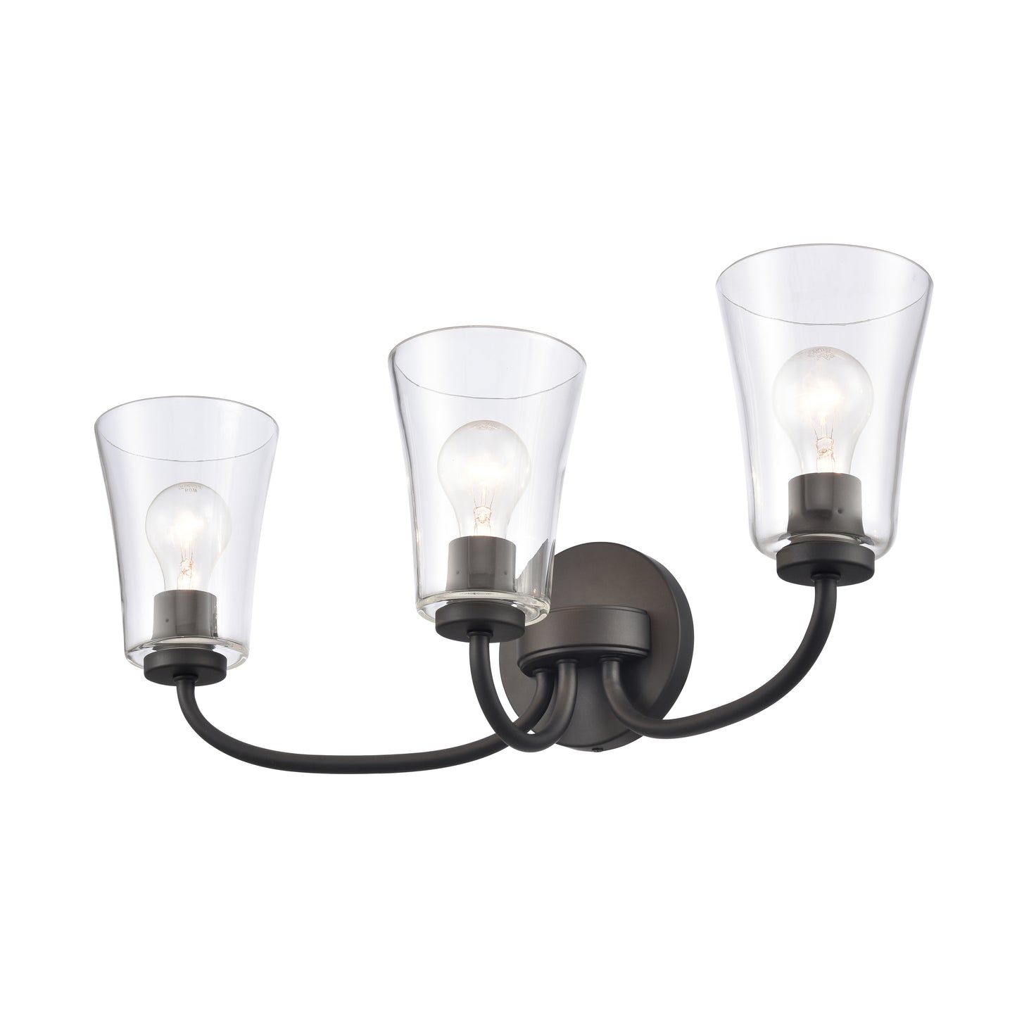 EC89254/3 - Emily 23'' Wide 3-Light Vanity Light - Matte Black