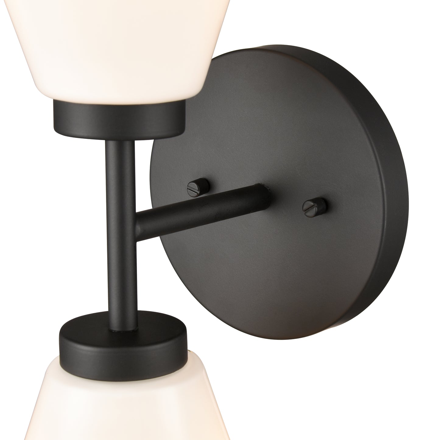 EC89262/2 - Houghton 15'' High 2-Light Vanity Light - Matte Black