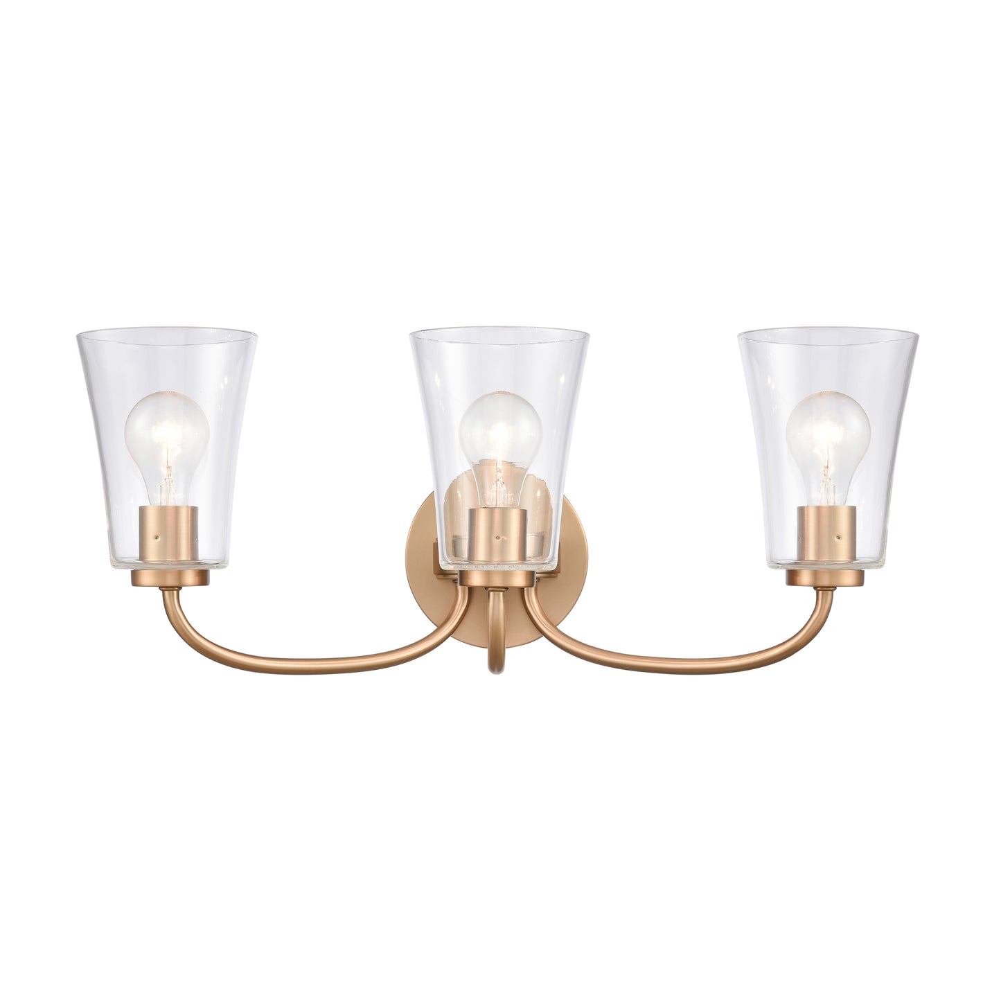 EC89264/3 - Emily 23'' Wide 3-Light Vanity Light - Brushed Gold