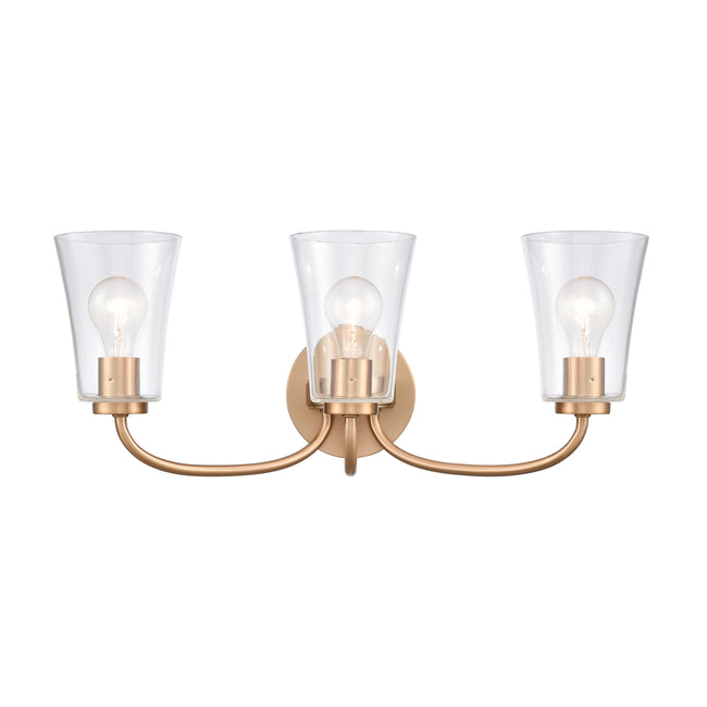 EC89264/3 - Emily 23'' Wide 3-Light Vanity Light - Brushed Gold