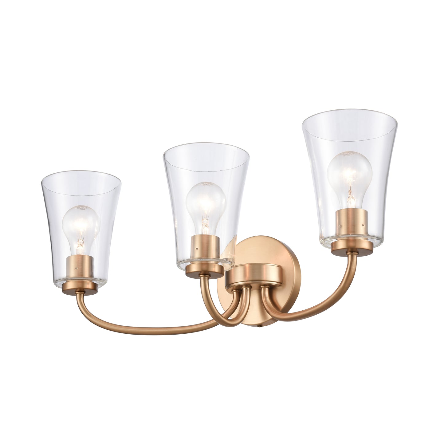 EC89264/3 - Emily 23'' Wide 3-Light Vanity Light - Brushed Gold