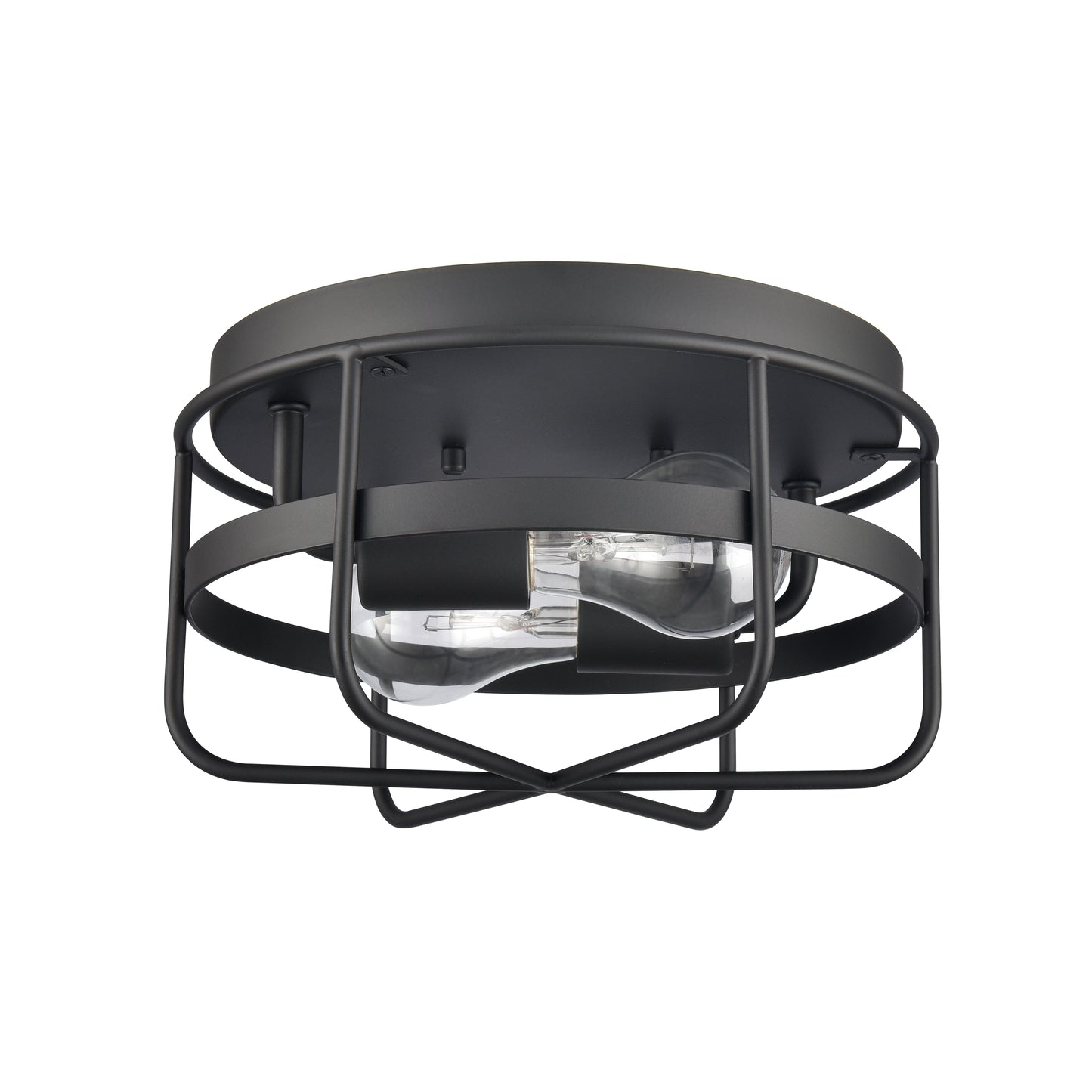 EC89674/2 - Gael 10'' Wide 2-Light Flush Mount - Matte Black