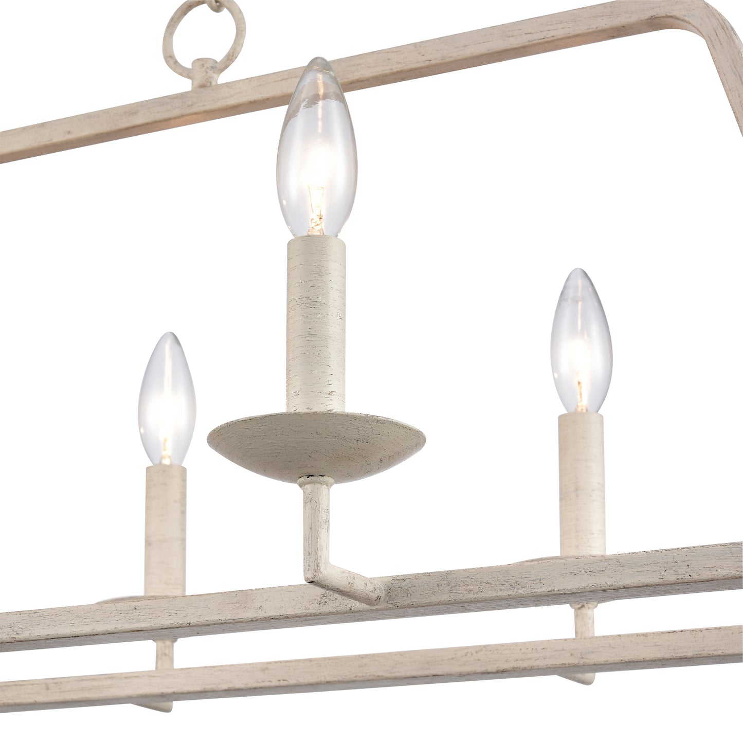 EC89685/6 - Joanie 34'' Wide 6-Light Linear Chandelier - Antique White