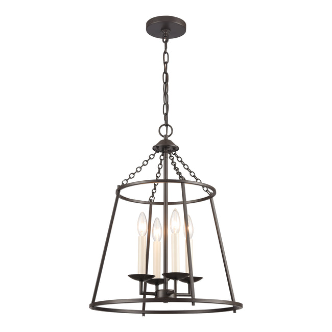 EC89694/4 - Joanie 17.25'' Wide 4-Light Pendant - Old Bronze