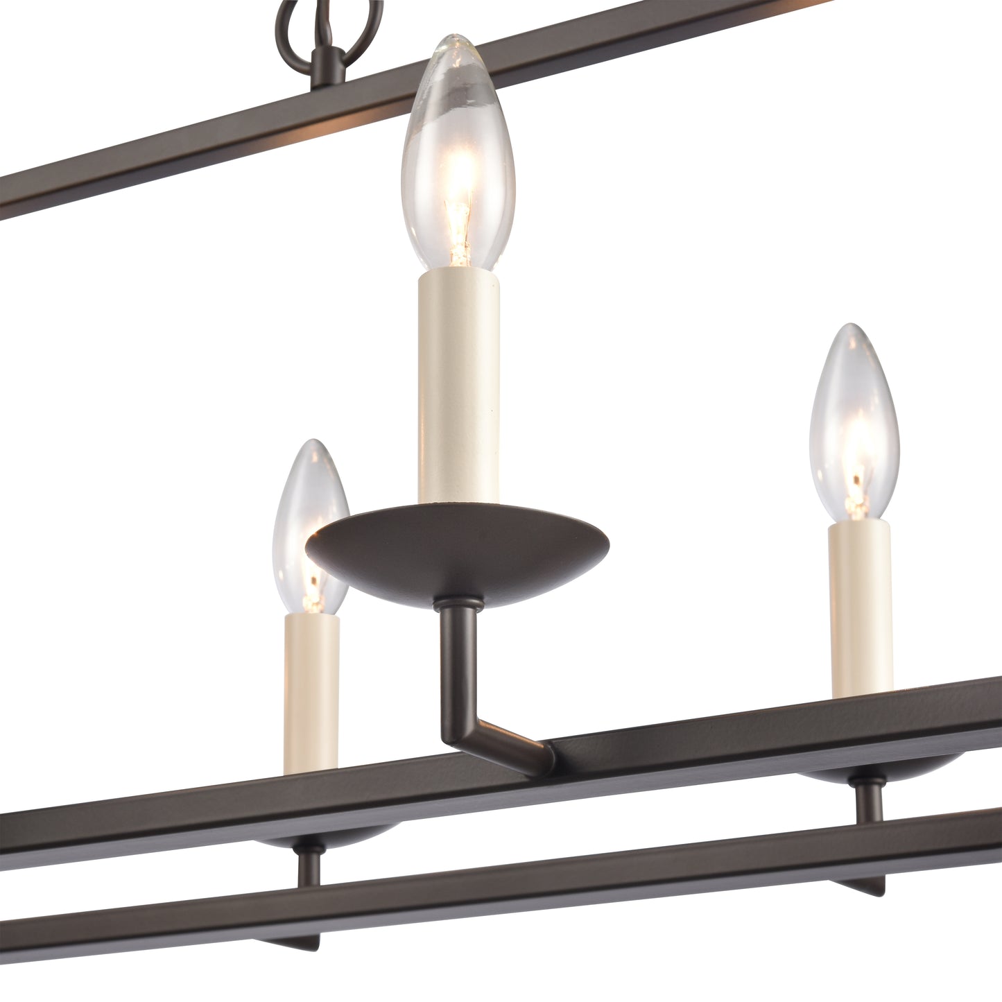 EC89695/6 - Joanie 34'' Wide 6-Light Linear Chandelier - Old Bronze